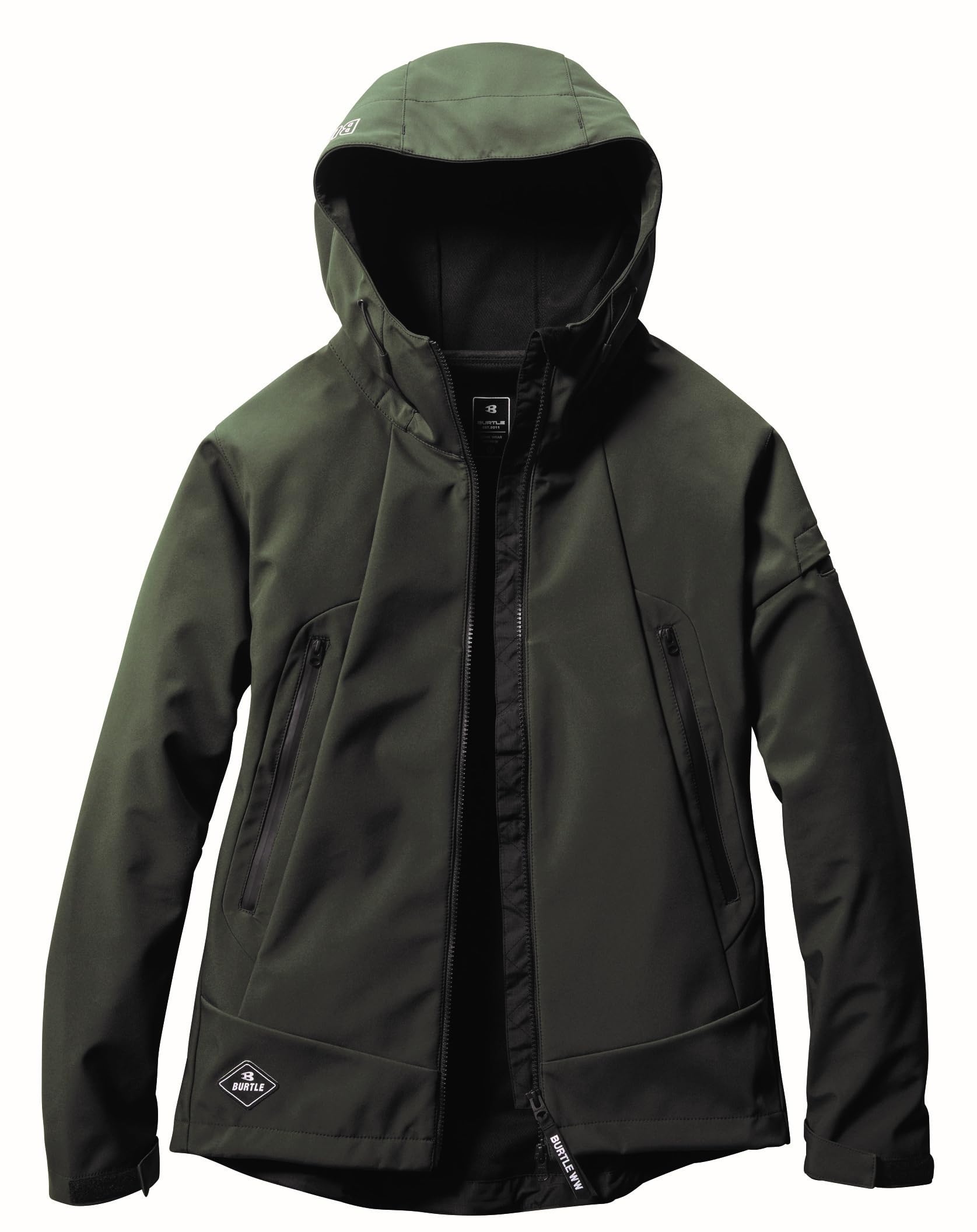 

BURTLE Hooded Jacket (Unisex) for Fall/Winter, Mills Green, 3190, Size 14, S