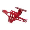 Suporte Universal Ajustável para Placa de Licença de Motocicleta Suporte para Lâmpada de Seta Traseira Kits Eliminadores de Para-lama em Alumínio CNC