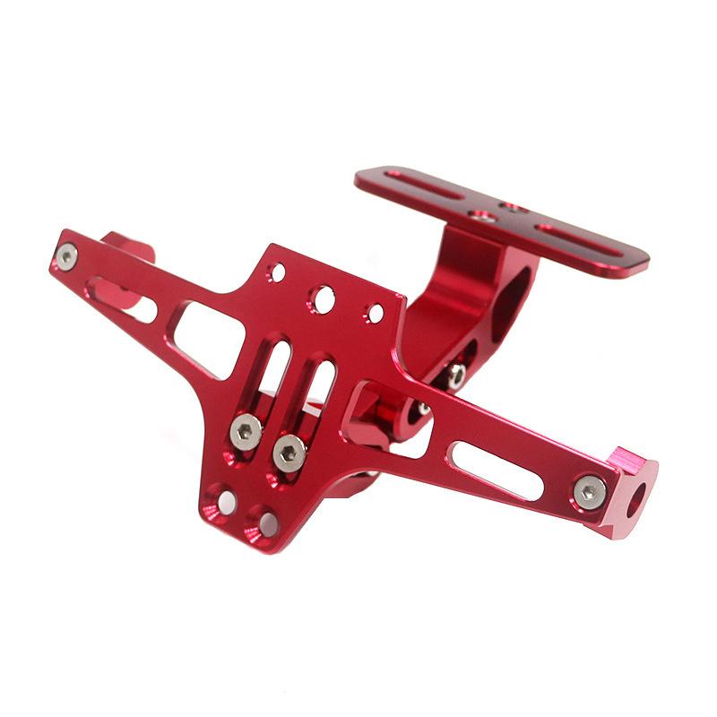 Universal Adjustable Motorcycle License Number Plate Bracket Rear Turn Signal Lamp Holder Cnc Aluminum Fender Eliminator Kits