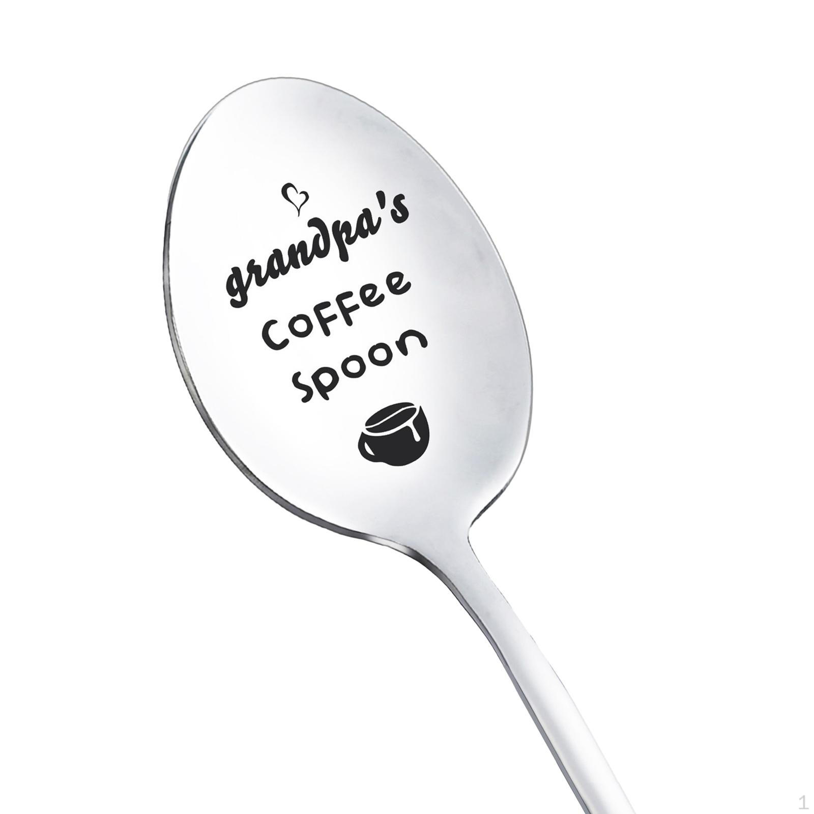 

Персонализированный набор ложек из нержавеющей стали для пап — специальный подарок на кухню ко Дню отца