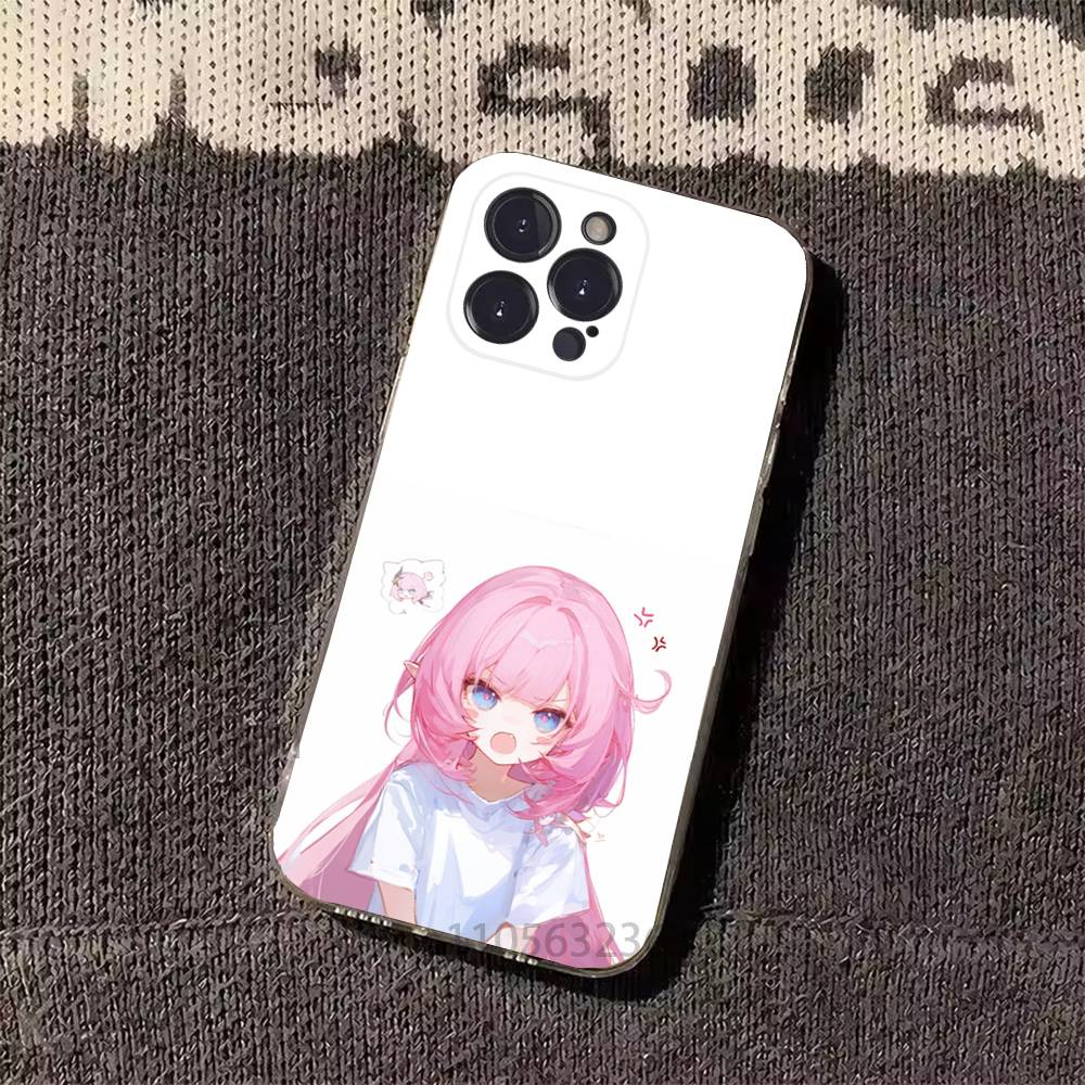 H-Honkai Alyssia Phone Case for iPhone 11Pro 13 12 11 Pro Max 16e 17 Air 16 15 14 Plus 11ProMax