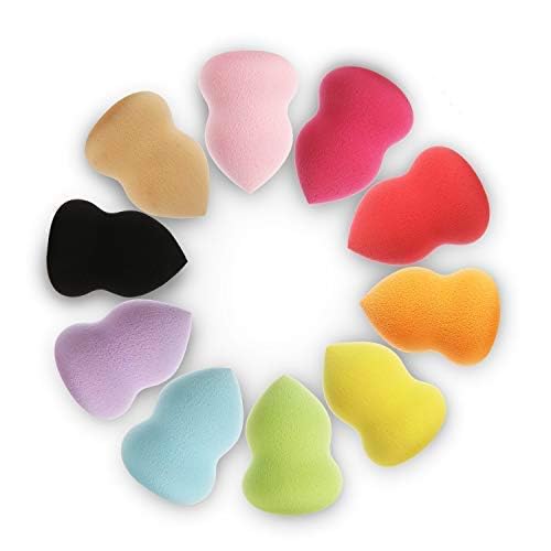 10 PCS Makeup Sponge Set Makeup Puff Beauty Foundation Blend Sponge Multicolor Beauty Makeup Egg Basic Mixing Sponge Professional Beauty Makeup Set