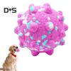 Indestructible Dog Chew Toy Tough Dog Teething Ball for Aggressive Chewers Interactive Popcorn Bouncy Balls for Large Medium Small Dogs