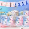 12Pcs Gender Reveal Gift Bag Boy or Girl Paper Bags Party Favor Supplies Gifts Wrapping Bags for Baby Gender Reveal Theme Party