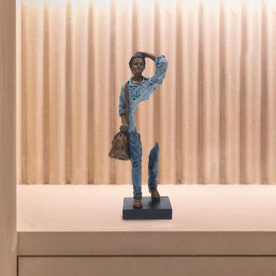Creative Figure Statue Abstract Character Figurine Adornment Modern Art Decoration Tabletop Ornament