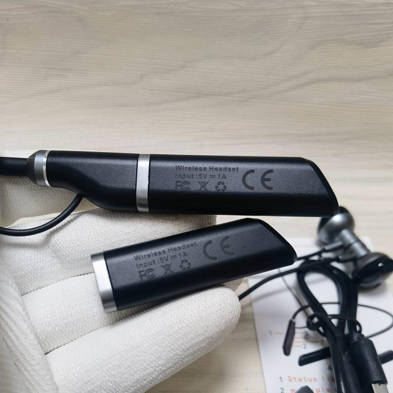 

B998 Wireless Neck-Mounted Bluetooth Headset: Dual Battery, Long Battery Life, Vibration Alert, Breathing Light. чорний