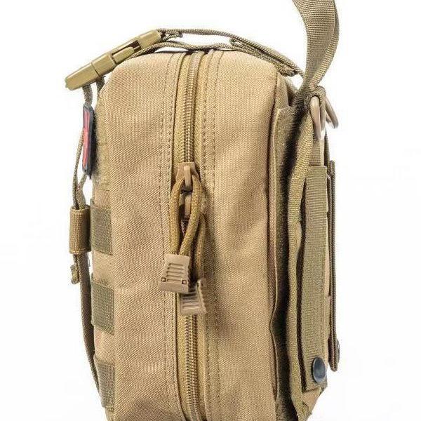800D Tactical Medical Pouch & Waist Pack: Multifunctional MOLLE Rescue Bag for Outdoor Climbing