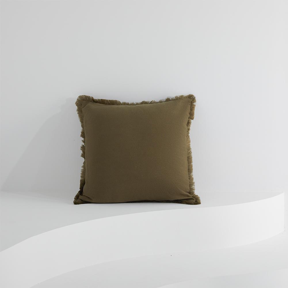 1PC Nuan Series Solid Cotton Cushion Cover Sofa Bed Pillowcases Living Room Bedroom Home Decoration