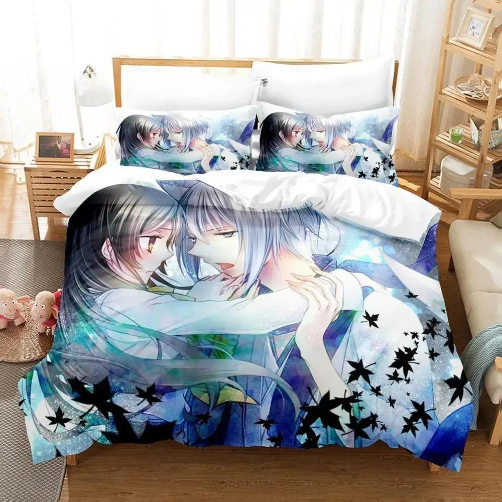 Comforter Kamisama Hajimemashita Tomoe Bedding Set Single Twin Full Queen King Size Bed Set Aldult Kid Bedroom S 3D Anime