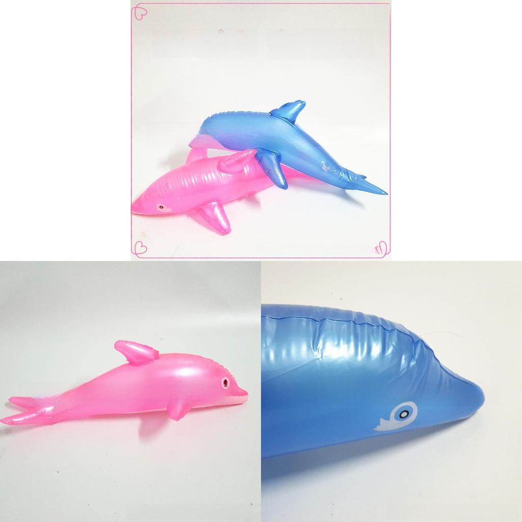 Inflatable Dolphin Animal Toy With Pvc Material For Interactive Play And Family Fun