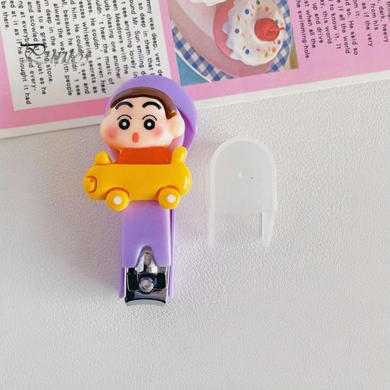 

Кусачки для ногтей с рисунком, вращающиеся на 360 градусов, аксессуары для маникюра из нержавеющей стали, легкие, портативные, складные, для взрослых, студенческие, мультяшные кусачки для ногтей B