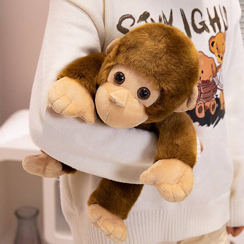 Stuffed Cartoon Monkey Animal Doll Gorilla Toy Pillow Cushion Gift Decoration