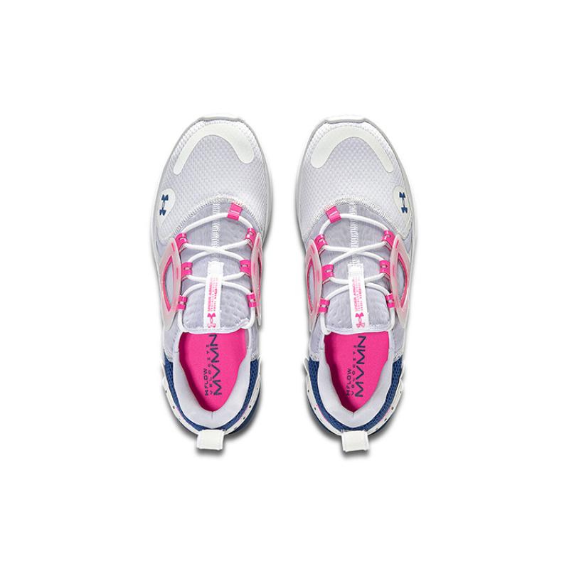 Under Armour Flow Velociti Wind 'White Pink Blue' Sneakers 3024197-100