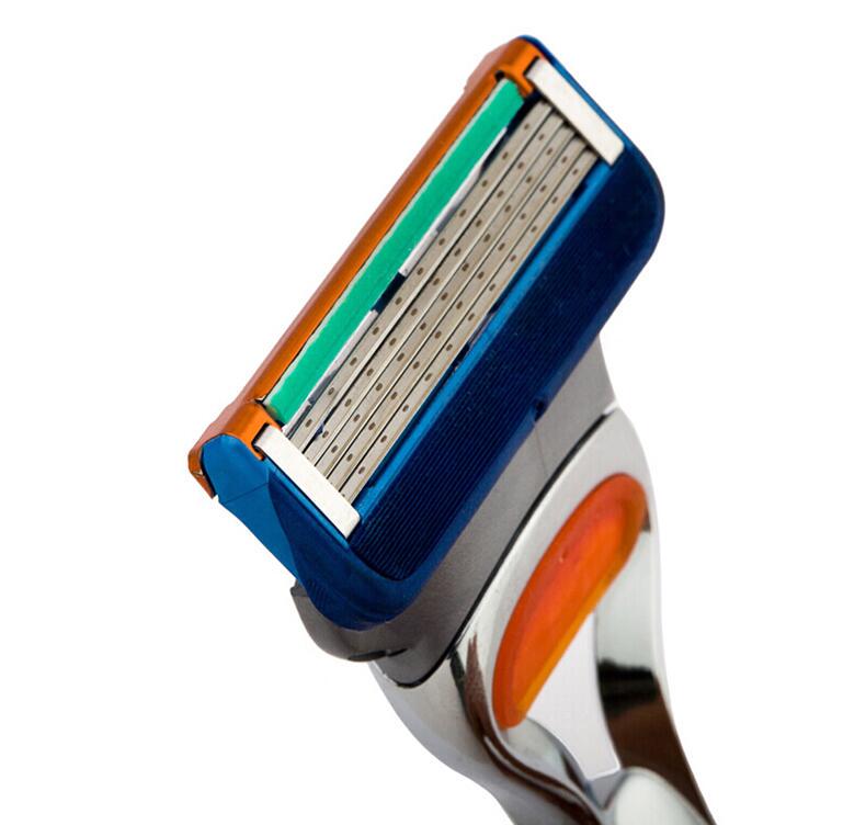 Buy 4 Pcs/lot 5 Blades Men's Face Shaving Razor Blades Shaver Blades