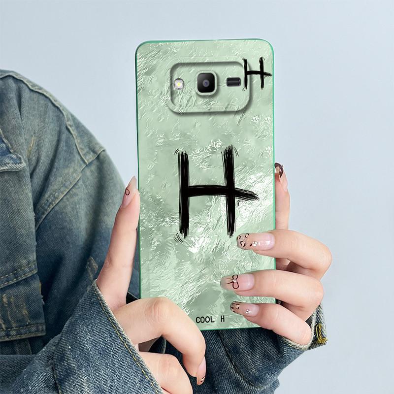 Funda For Samsung Galaxy J2 Prime G532 J2 ACE Grand Prime Plus G530 Soft Silicone Phone Case Protective Fashion Letter Cover