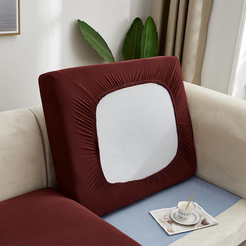 Solidastic Seat Cushion Cover Stretch Sofa Covers For Living Room Furniture Protector Sofa Slipcover Couch Cover Removable