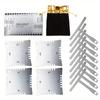 14PCS Guitar Luthier Measuring Tool Kit Set String Action Ruler Understring Radius Gauge Guitar Repair Tools