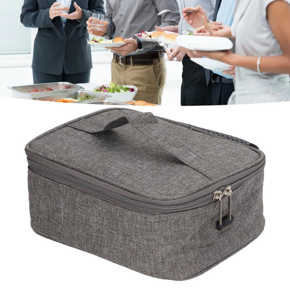 Large Capacity Heated Thermal Bag Waterproof Portable Oven USB Heating Lunch Box  Office Use