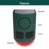 Solar-Powered Blind Spot Alarm & Ultrasonic Rodent Repeller with Infrared Sensor