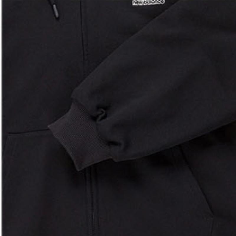 New Balance Club Nbmdc13013 Bk Active Hoodie Zip Up Unisex Hoodie