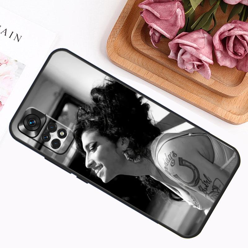 

Amy Winehouse Case For Xiaomi Redmi Note 9 10 11 12 13 14 Pro 9S 10S 11S 12S Redmi 14C 13C 10C 12C Cover Redmi 13 4G