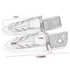 For Yamaha MT-03 MT 03 MT03 2015 2016 2017 2018   Motorcycle Rear Steps Passenger Steps High Quality Accessories