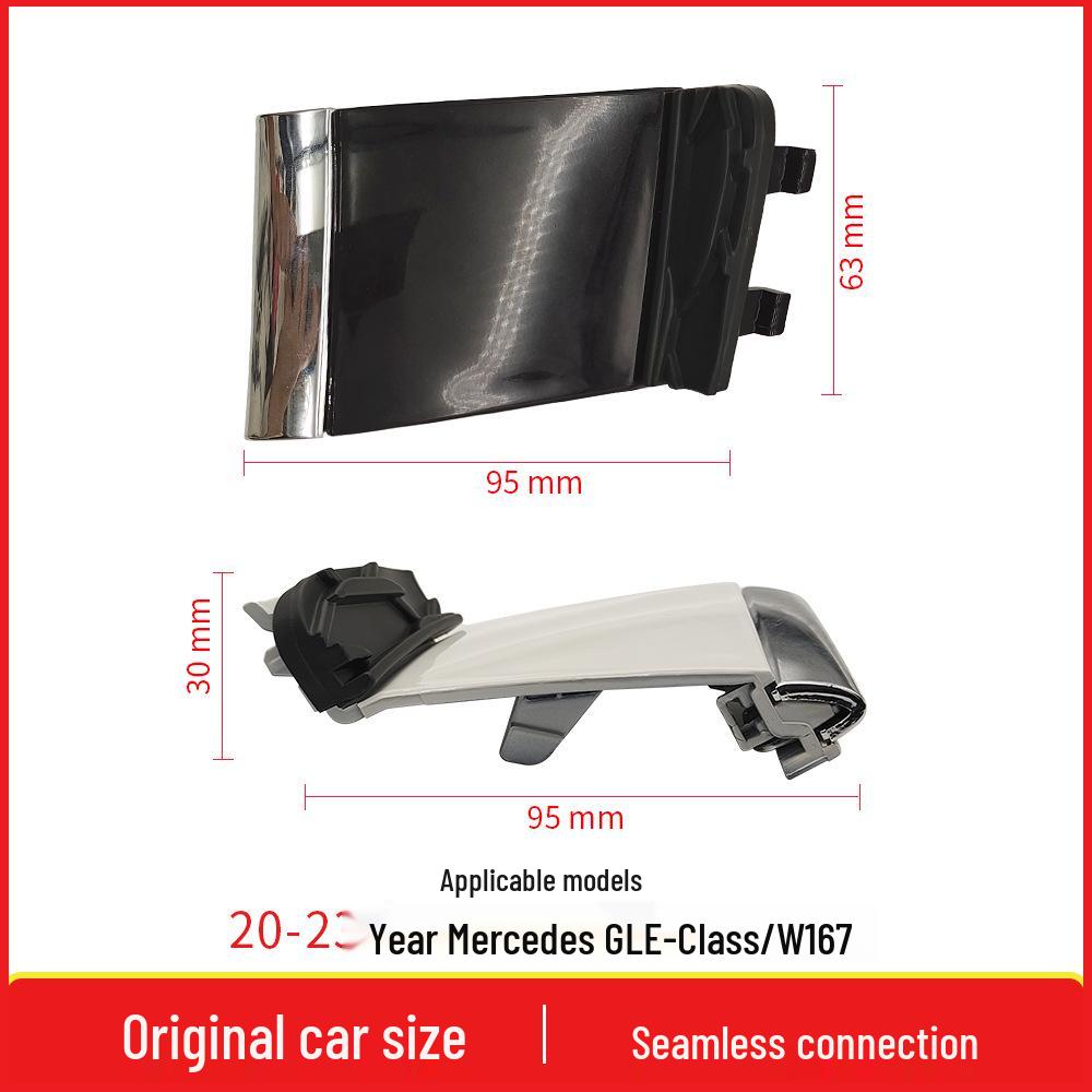 Compatible with 2020-2023 Mercedes GLE-Class W167 Front Bumper Tow Hook Cover (1678853608).