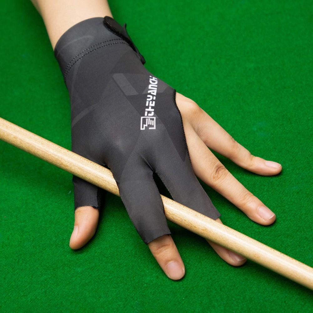 1Pcs Elasticity Cloth Three Finger Glove Left Right Hand Snooker Accessory Billiards Glove  Billiard
