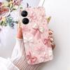 For Realme V30 Case RMX3619 Fashion Flower Bowknot Soft Silicone Back Cover For Realme V30T RMX3618 Fundas RealmeV30 Phone Shell