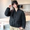 Solid Short Lightweight Warm Down Jacket for Women