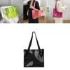 Fashionable Street Style Pvc Tote Bag 2023 Summer Trendy Women's Handbag