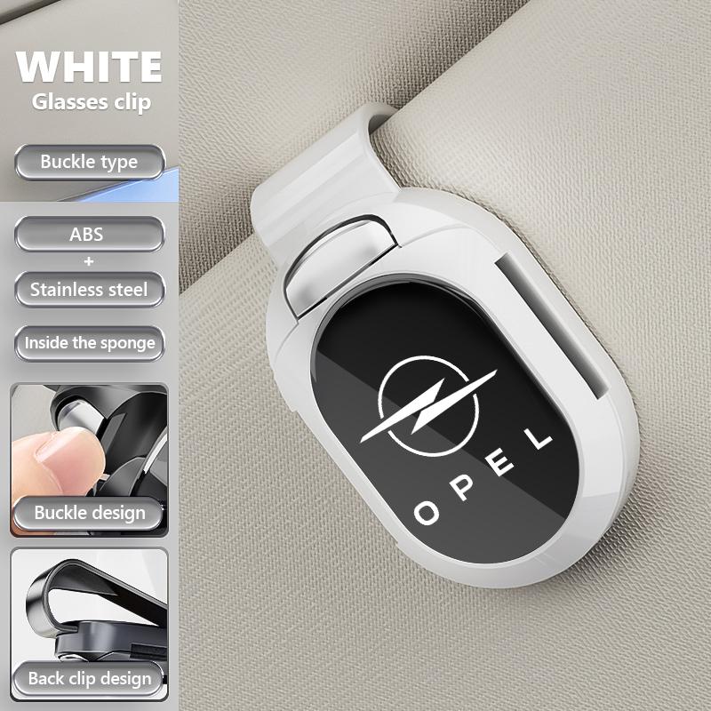 Car Sun Visor Eyeglasses Clip Card Ticket Holder Stand Fastener For Opel Insignia Astra G J F K Vectra C H Corsa C B D Omega