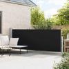 Retractable Side Awning 140*500 Cm Black