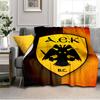 Coperta con Stemma Calcio Aek Adatta per Divani, Letti, Uffici e Campeggio - Regalo Perfetto per Halloween Natale