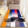 Sports Area Rug, F1 Teams Grid McLaren Mercedes Red Bull Ferrari Williams Poster, Fan Cave Decor, Non-Slip Mat