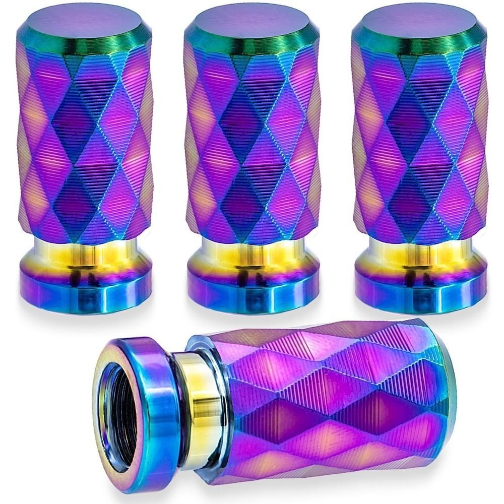 Aluminum Tire Valve Stem Caps Dustproof Wheel Valve Covers Valve Stem Caps Bike Motorcycle