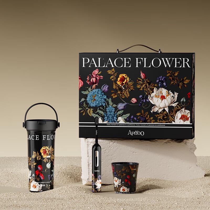 ApiYoo Art Hand-painted Series T25 Electric Toothbrush Gift Set