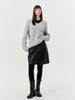 GENERALIDEA Leather Pintuck Midi Skirt [Black] / Wbd4L13513