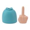 Funny Middle Finger Statue Bright Color Exquisite Engraving Finger Man Sculpture Home Decor for
