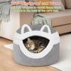 Cat Bed, 3-in-1 Detachable Cat Houses for Indoor Cats, Self Warming Cat Bed Cave, Cozy Cat Bed with Soft Cushion