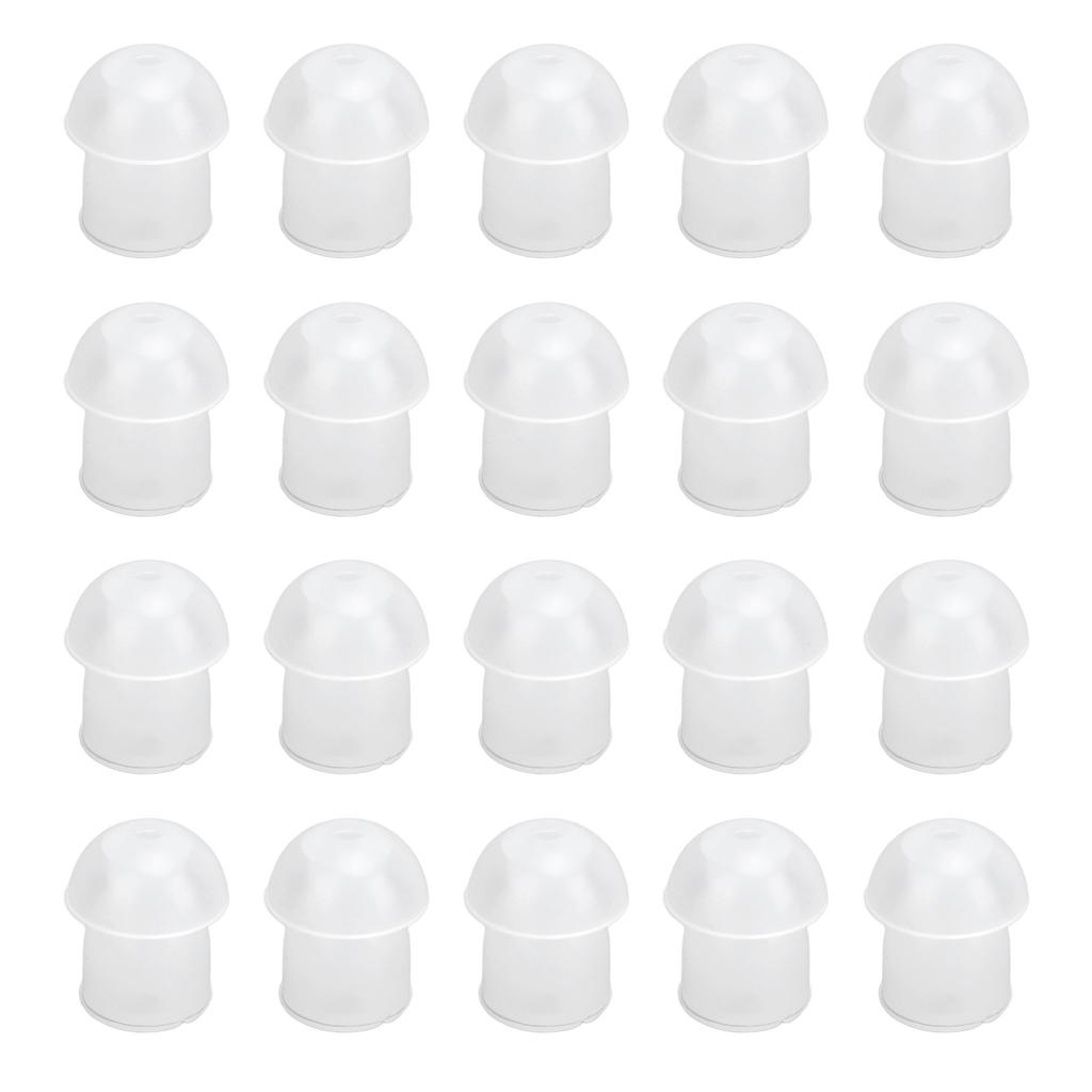 20 Pcs Hear Aid Ear Tips Soft Silicone Replacement Earplug Domes Hear Aids Earbud Tip for Hear Aid