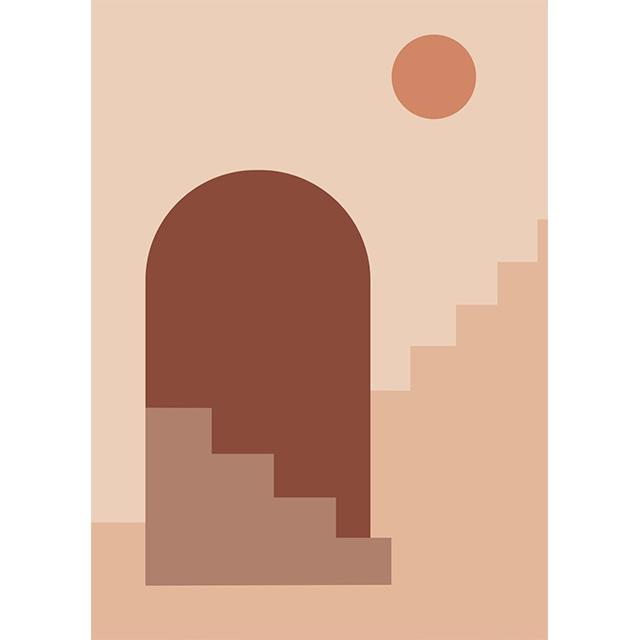 Abstract Boho Celestial Collection Prints Poster Canvas Painting Modern Wall Art Picture For Living Room Bedroom Home Decoration