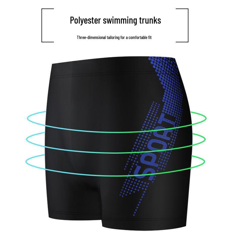 Men's Plus Size Swim Trunks - Hot Spring Sport Swimsuit