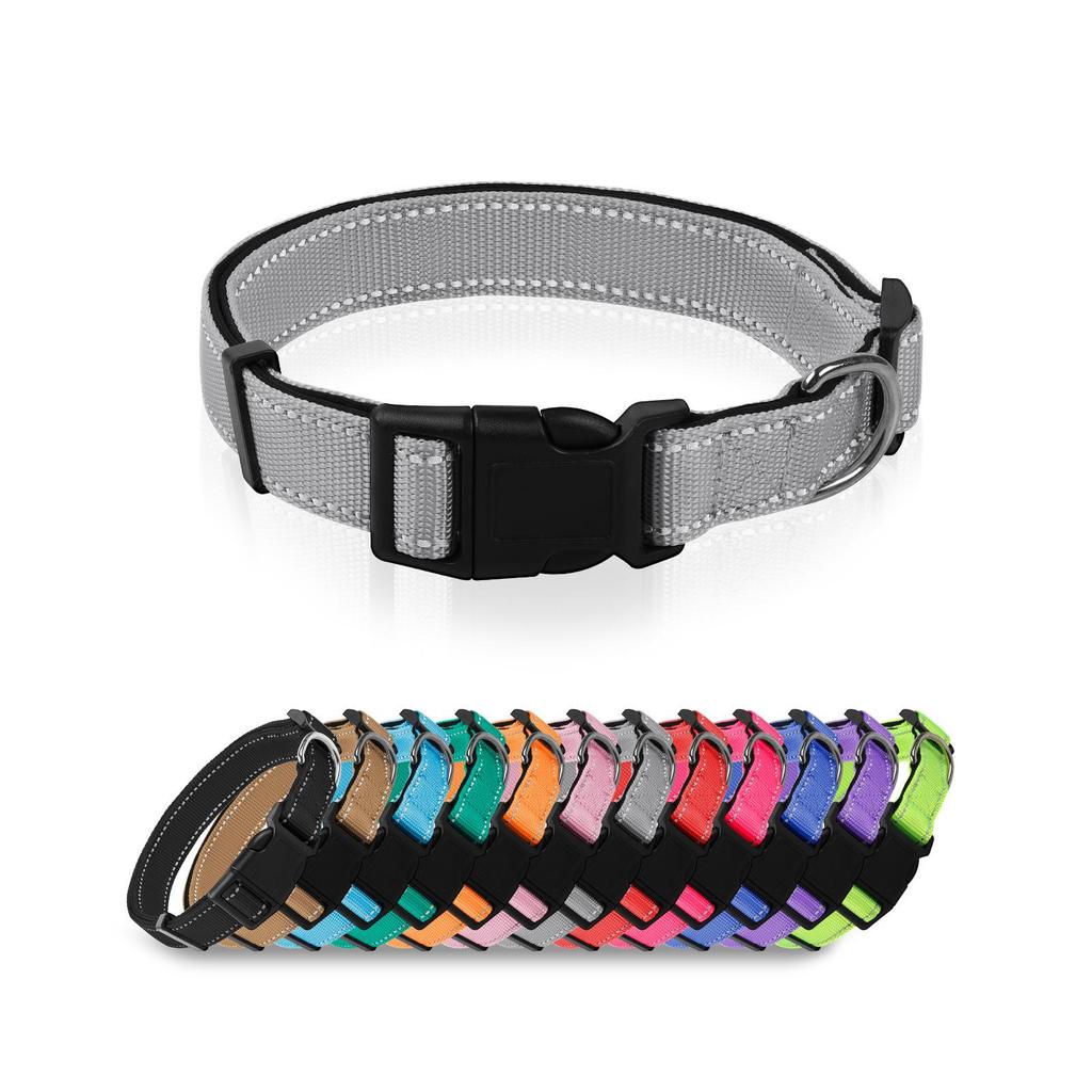 Adjustable Large Dog Collar, Reflective & Explosion-Proof Design for Dogs & Cats