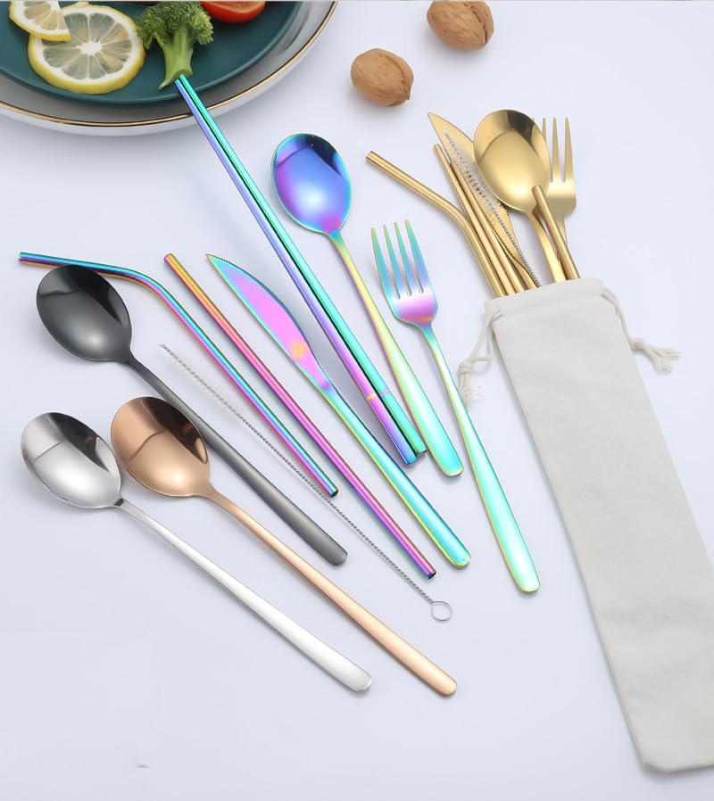 your chopsticks and straws with Chopstick holder drawstring set of chopstick straw cutlery cloth [Carry you!] bag, plain, 5, holder, storage, case,