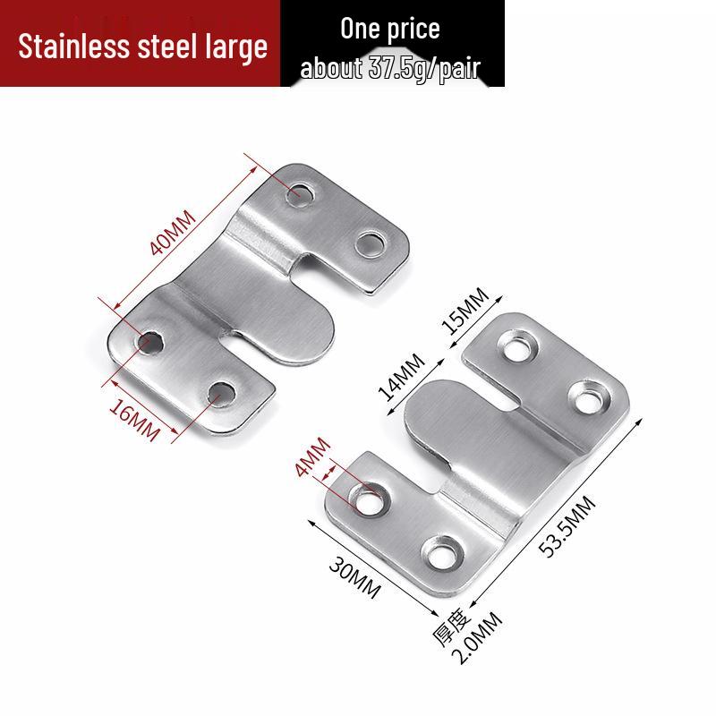 

Скрытый подвес для фоторамки из нержавеющей стали - Матовая фурнитура для соединения подвесок