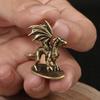 Solid Brass warcraft Pterosaur Dragon Small Statue Desktop Ornament Figurines Retro Home Decoration