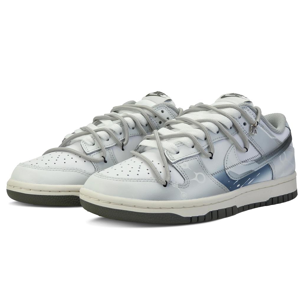 Nike Dunk Rapid Collection AMG ONE Low top Skateboard Shoes Silver Black Blue DD1503-117(Team128-AMG ONE)