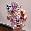 Luxus Strass Handyhülle Bling Diamond Cover für iPhone 13 14 15 11 12 Pro Max Xr Xs 8 7 Plus