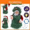 Papai Noel Árvore de Natal Brinquedo Musical Para Crianças Dançando E Cantando Boneca de Pelúcia Rotativa